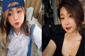Sinh viên mông khủng nằm trên nhún sướng