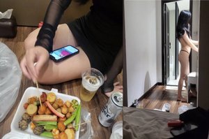Mời cô gái đến nhà chơi cực phê