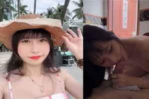 Du lịch biển chỉ để làm bạn trai sướng bằng miệng